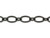 Gunmetal 9mm x 5mm Cable Chain (1 Foot) Gunmetal 9mm x 5mm Cable Chain (1 Foot)