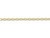 Satin Hamilton Gold 3.5mm x 3mm Cable Chain (1 Foot) Satin Hamilton Gold 3.5mm x 3mm Cable Chain (1 Foot)