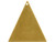 Brass Stamping Blank, 25mm Triangle with Hole, 24-gauge (12 Pieces) Brass Stamping Blank, 25mm Triangle with Hole, 24-gauge (12 Pieces)