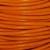 Leather Cord USA 2mm Round Leather Cord Orange (1 yard)