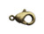 Antique Brass 12mm x 7mm Lobster Claw Clasp (4 Clasps)