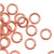 Genuine Copper 20 GA 0.032"/4mm OD Jump Ring Round - Open (100 Pieces)