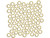 Gold Plated Round Open Jump Ring - 0.032"/20GA - 4mm (50 Pieces)