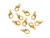 Gold Plated Lobster Claw Clasp - 10mm (5 Pieces)