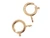 Gold-Filled Lightweight Spring Ring with Open Ring - 5.5mm (5 Pieces)