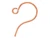 Genuine Copper Ear Wire - 0.028"/0.7mm/21 GA Round Wire (20 Pieces)