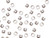 Sterling Silver Crimp Bead 2x1mm (20 Pieces)