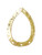 Vintaj Gold-Plated Hammered Teardrop Chandelier Link 34x24mm