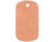 18ga Copper Blank, Dog Tag with Hole, 30x16mm (Each) 18ga Copper Blank, Dog Tag with Hole, 30x16mm (Each)