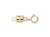 Gold-Filled 14K/20 4mm Magnetic Clasp Converter with 5mm Spring Ring (1 Piece)