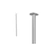Sterling Silver 2-inch Head Pin, 22 Gauge (5 Pieces)