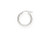 Sterling Silver 2.0 x 15.0mm Eurowire Hoop Earrings with Anti-Tarnish Finish (1 Pair)