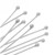 Sterling Silver 2 inch Ball-end Head Pin, 24 gauge (5 Pieces)
