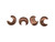 Antiqued Copper Plated Crimp Cover, 5.5mm (100 Pieces) Antiqued Copper Plated Crimp Cover, 5.5mm (100 Pieces)