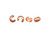 Copper Crimp Cover, 4mm (100 Pieces) Copper Crimp Cover, 4mm (100 Pieces)