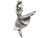 Antiqued Silver Plated Pewter Charm, Dancing Ballerina, Cast (12 Pieces) Antiqued Silver Plated Pewter Charm, Dancing Ballerina, Cast (12 Pieces)