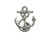 Antiqued Pewter Plated Anchor with Rope Charm, Cast (10 Pieces) Antiqued Pewter Plated Anchor with Rope Charm, Cast (10 Pieces)