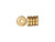 TierraCast Gold Plated Heishi Beads, 6mm Heishi (hundred)
