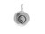 TierraCast Antiqued Silver Plated Yin Yang Charm (Each)