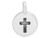 TierraCast Antiqued Silver Plated Cross Charm (Each) TierraCast Antiqued Silver Plated Cross Charm (Each)