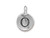 TierraCast Antiqued Silver Plated O Letter Charm (Each) TierraCast Antiqued Silver Plated O Letter Charm (Each)