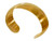 Brass 3/4" Domed Cuff Bracelet Finding (Each)