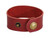 Leather Cuff Bracelet, 1" - Scarlet (Each) Leather Cuff Bracelet, 1" - Scarlet (Each)