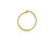 12kt Gold-Filled Plain Hoop Earring Finding, 12mm (1 pair) 12kt Gold-Filled Plain Hoop Earring Finding, 12mm (1 pair)