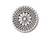 TierraCast Britannia Pewter Large Bali Button - Antiqued Silver Plated (Each)