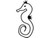 ImpressArt Metal Stamp, Sea Horse (Each) ImpressArt Metal Stamp, Sea Horse (Each)
