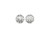 White Plated Beads, Filigree, 6mm Round (gross) White Plated Beads, Filigree, 6mm Round (gross)