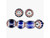 Trade Bead, Glass Chevron, Round and Oval (Each) Trade Bead, Glass Chevron, Round and Oval (Each)