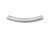 Sterling Silver Bead, Curved Tube, 25mm (Each) Sterling Silver Bead, Curved Tube, 25mm (Each)