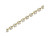 Raw Brass Glass Rhinestone Chain, 4mm (meter) Raw Brass Glass Rhinestone Chain, 4mm (meter)