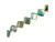 Paua Shell Beads, 10mm Diamond-Shaped (strand) Paua Shell Beads, 10mm Diamond-Shaped (strand)
