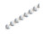 Rock Crystal Quartz Gemstone Bead, Round, 8mm (strand) Rock Crystal Quartz Gemstone Bead, Round, 8mm (strand)