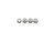 White Plated Metal Beads, Faceted, 3.2mm (100 Pieces) White Plated Metal Beads, Faceted, 3.2mm (100 Pieces)
