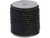 Braided Leather Cord, 4 Strand, 10 meter - Black (Spool) Braided Leather Cord, 4 Strand, 10 meter - Black (Spool)
