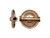Copper Beads, Coin, Concentric Circles (strand) Copper Beads, Coin, Concentric Circles (strand)