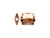 Copper Beads, Puffed Square (strand) Copper Beads, Puffed Square (strand)