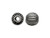 Silver Plated Metal Beads, Fluted (strand) Silver Plated Metal Beads, Fluted (strand)