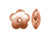 Copper Beads, Puffed Flower, 14mm (strand) Copper Beads, Puffed Flower, 14mm (strand)