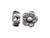 Silver Plated Metal Beads, Flower, Side-Drilled (strand) Silver Plated Metal Beads, Flower, Side-Drilled (strand)