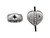 Silver Plated Metal Beads, Heart with Pattern (strand) Silver Plated Metal Beads, Heart with Pattern (strand)