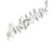 Matte Silver Plated Folded Leaf Chain (meter) Matte Silver Plated Folded Leaf Chain (meter)
