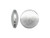 Silver Plated Metal Beads, Puffed Coin, 14mm (strand) Silver Plated Metal Beads, Puffed Coin, 14mm (strand)