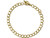 Gold Plated Curb Chain Bracelet with Toggle, 7.5" (12 Pieces) Gold Plated Curb Chain Bracelet with Toggle, 7.5" (12 Pieces)