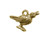 15x12mm Calling Bird Charm - Antiqued Gold Plated (Each) 15x12mm Calling Bird Charm - Antiqued Gold Plated (Each)