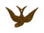 Vintaj Natural Brass Blank, Songbird, 43x35mm (pair) Vintaj Natural Brass Blank, Songbird, 43x35mm (pair)