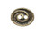 TierraCast Britannia Pewter Swirl Button - Antiqued Brass Plated (Each)